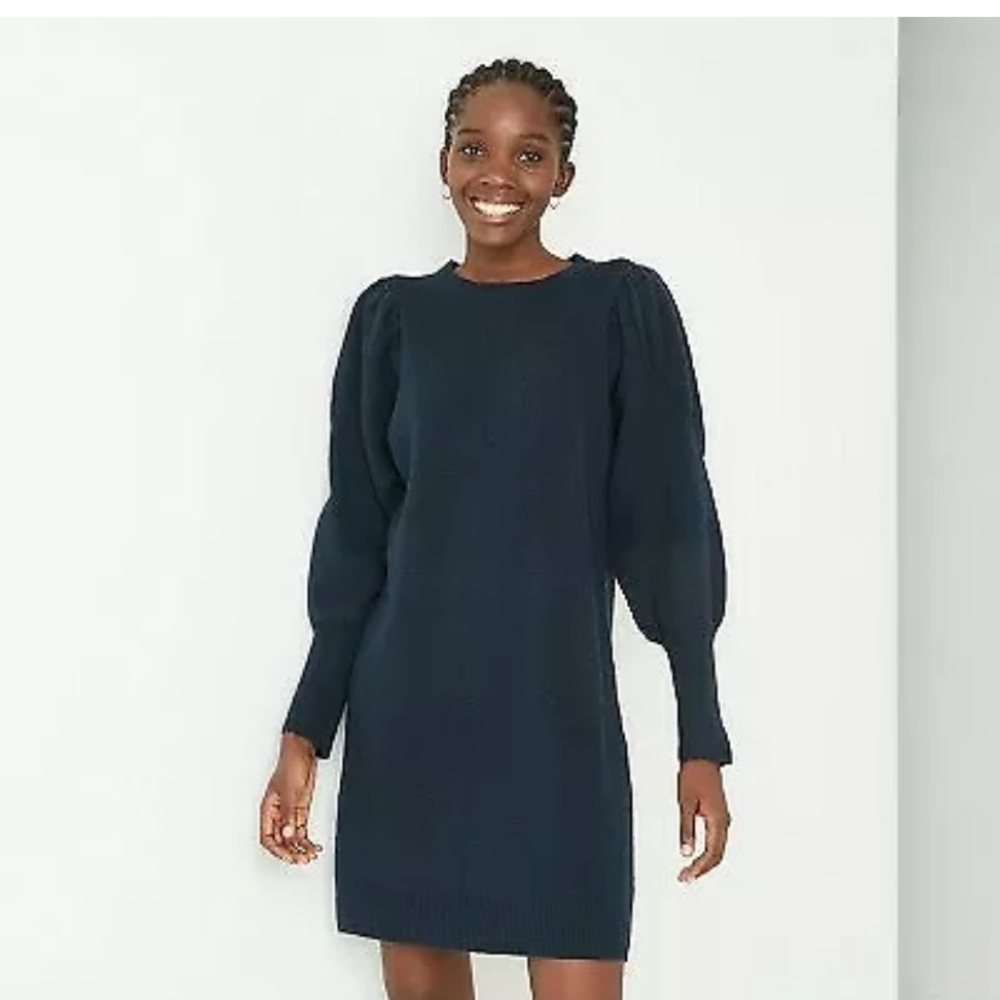 NWT A New Day Puff long sleeved sweater dress